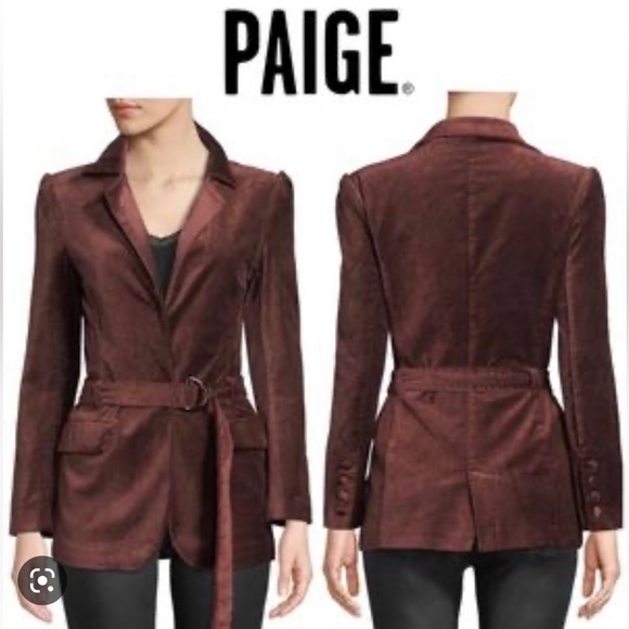 Preppy Paige Blazer - Dark Red - Picture 2 of 4